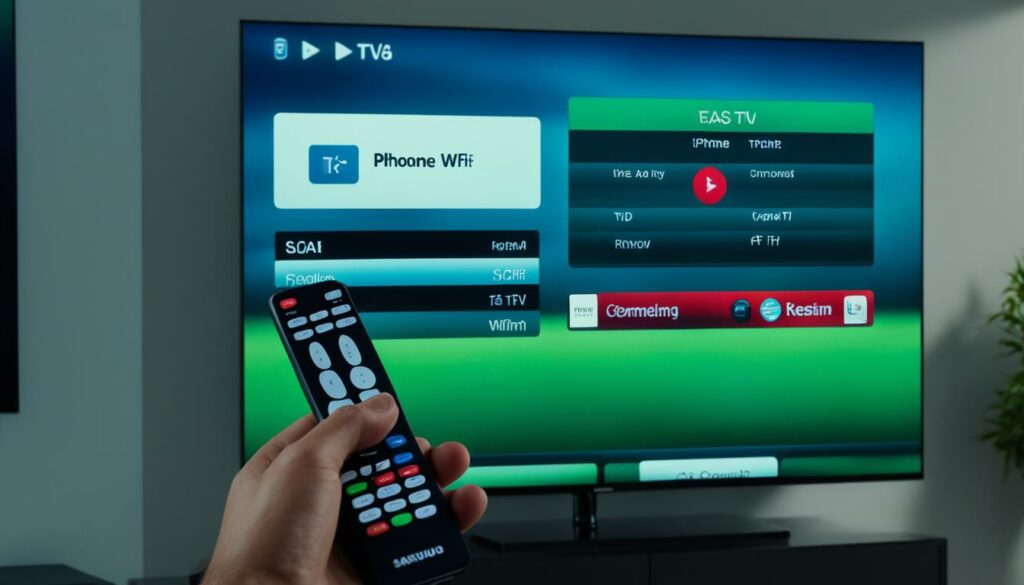 connect iPhone with Samsung Smart TV