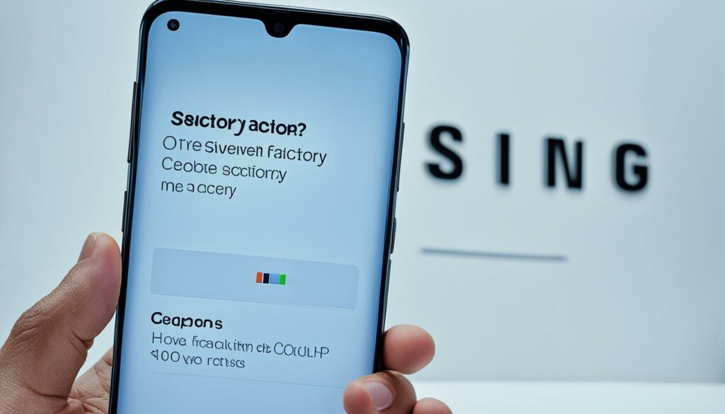 how to factory reset samsung phone
